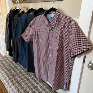 6 pc Lot of Men’s Button Down Shirts Medium